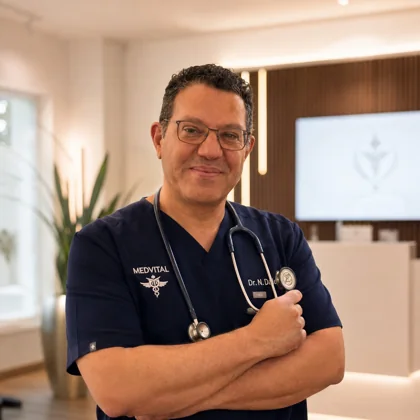 Dr. med. Naser Qedra – Ärztlicher Leiter von MedVital Berlin